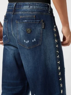 PHILIPP PLEIN Jeansy 25875 Niebieski jasny Loose Fit