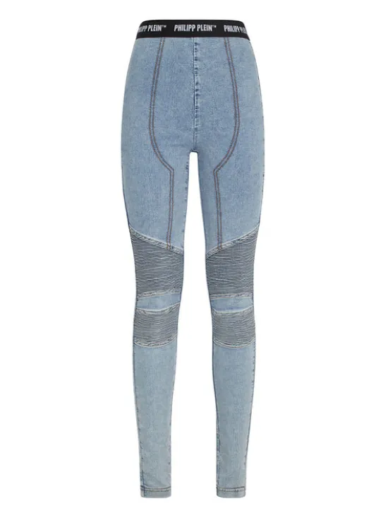 PHILIPP PLEIN Jeansy 1111 Niebieski jasny Slim Fit