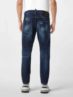 PHILIPP PLEIN Jeansy 26869 Niebieski Skinny Fit