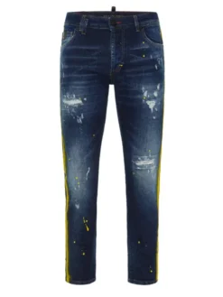 PHILIPP PLEIN Jeansy 26869 Niebieski Skinny Fit