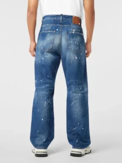 PHILIPP PLEIN Jeansy 26875 Niebieski Loose Fit