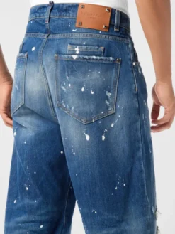 PHILIPP PLEIN Jeansy 26875 Niebieski Loose Fit