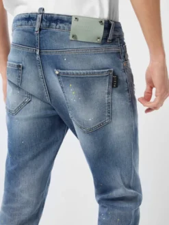 PHILIPP PLEIN Jeansy 26869 Niebieski Skinny Fit