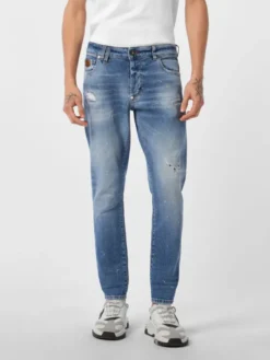 PHILIPP PLEIN Jeansy 26869 Niebieski Skinny Fit