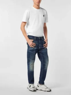 PHILIPP PLEIN Jeansy 26871 Niebieski Slim Fit