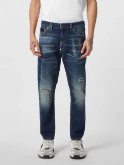 PHILIPP PLEIN Jeansy 26871 Niebieski Slim Fit