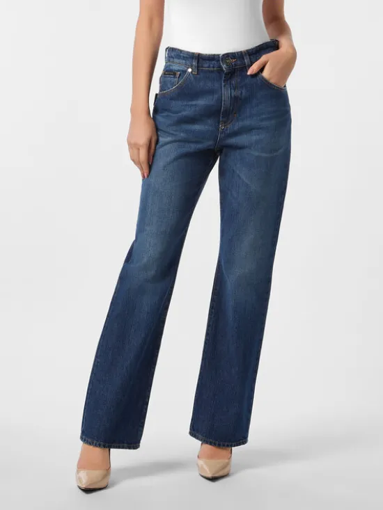 PHILIPP PLEIN Jeansy 27203 Niebieski Straight Fit