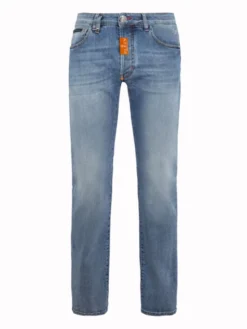 PHILIPP PLEIN Jeansy 31788 Niebieski Straight Fit