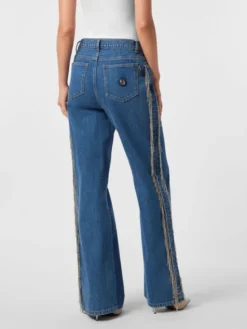 PHILIPP PLEIN Jeansy 27211 Szary Skater Fit