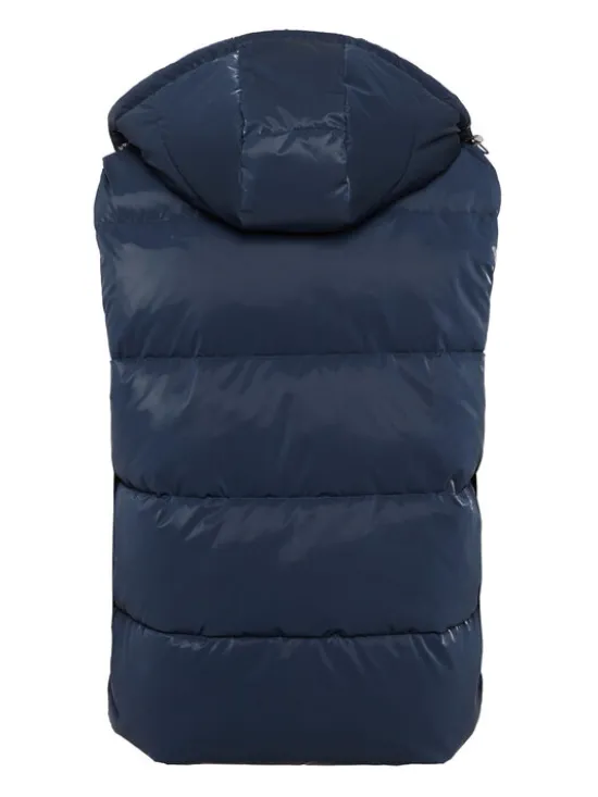 PHILIPP PLEIN Kamizelka 22887 Błękitny Regular Fit