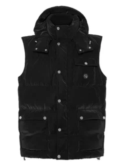 PHILIPP PLEIN Kamizelka 19319 Czarny Regular Fit