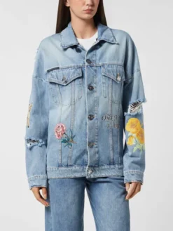 PHILIPP PLEIN Kurtka jeansowa 26271 Niebieski Regular Fit