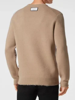 PHILIPP PLEIN Longsleeve 2251 Beżowy Regular Fit