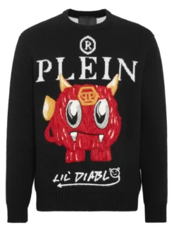 PHILIPP PLEIN Longsleeve 2937 Czarny Regular Fit