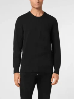 PHILIPP PLEIN Longsleeve 9487 Czarny Regular Fit