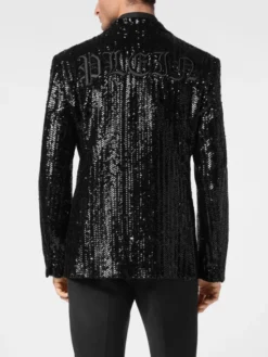PHILIPP PLEIN Marynarka 23087 Czarny Regular Fit