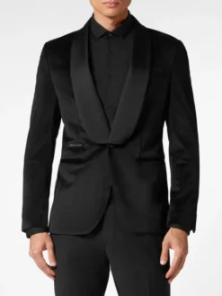 PHILIPP PLEIN Marynarka 309 Czarny Regular Fit