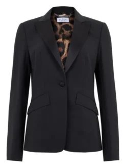 PHILIPP PLEIN Marynarka 31563 Czarny Loose Fit
