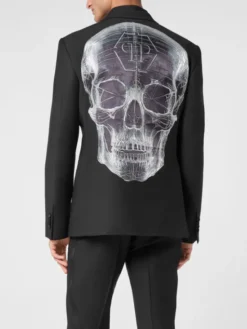 PHILIPP PLEIN Marynarka 14737 Czarny Regular Fit