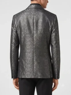 PHILIPP PLEIN Marynarka 31560 Czarny Regular Fit