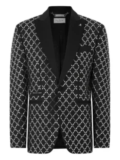 PHILIPP PLEIN Marynarka 31287 Czarny Regular Fit
