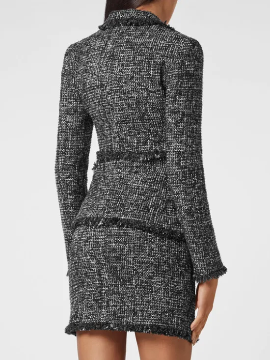 PHILIPP PLEIN Marynarka 2741 Czarny Loose Fit