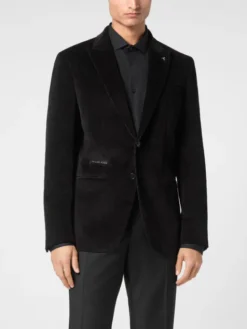 PHILIPP PLEIN Marynarka 20013 Czarny Regular Fit
