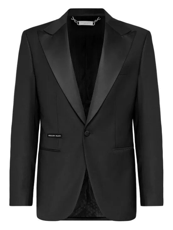 PHILIPP PLEIN Marynarka 521 Czarny Regular Fit