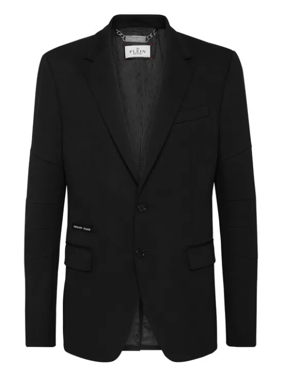 PHILIPP PLEIN Marynarka 31555 Czarny Regular Fit