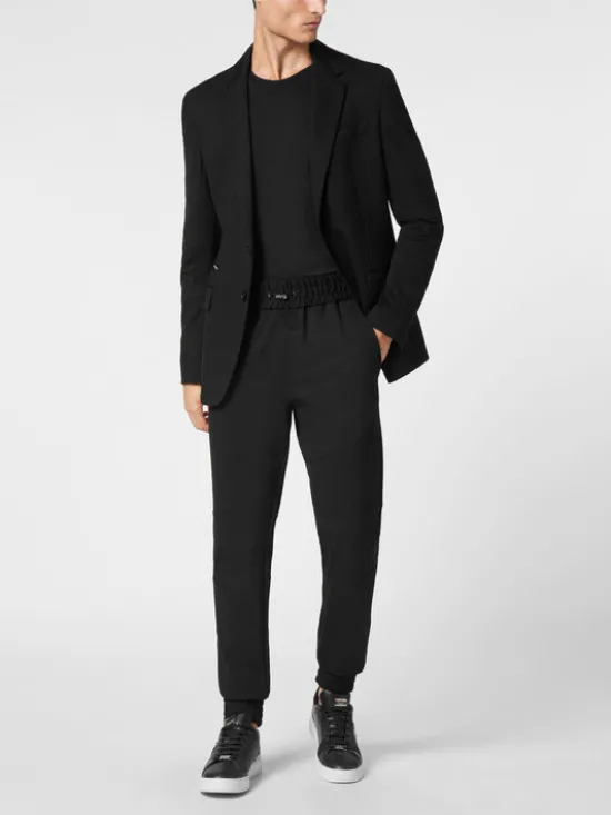 PHILIPP PLEIN Marynarka 31555 Czarny Regular Fit