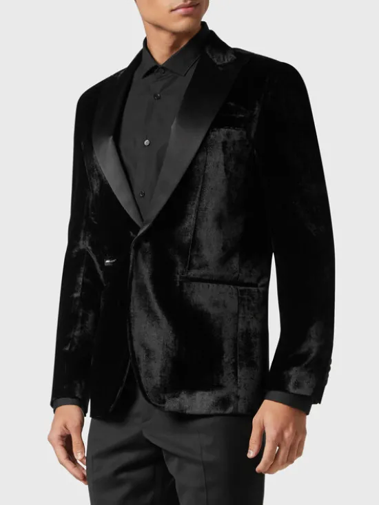 PHILIPP PLEIN Marynarka 867 Czarny Regular Fit
