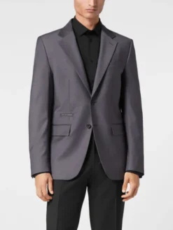 PHILIPP PLEIN Marynarka 9393 Szary Regular Fit