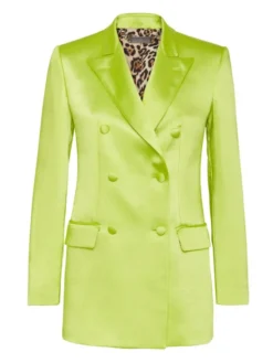 PHILIPP PLEIN Marynarka 4543 Żółty Loose Fit