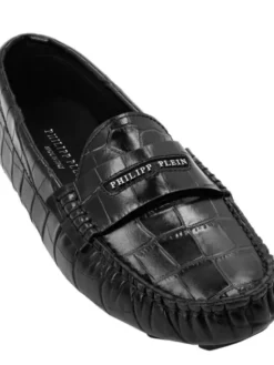 PHILIPP PLEIN Mokasyny 25635 Czarny