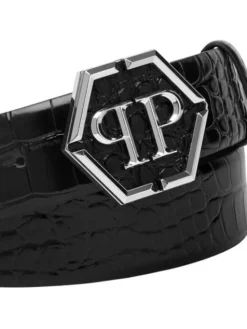 PHILIPP PLEIN Pasek 4445 Czarny