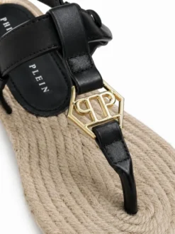 PHILIPP PLEIN Sandały 31817 Czarny