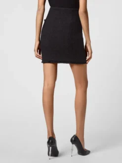 PHILIPP PLEIN Spódnica mini 2977 Czarny Short Fit