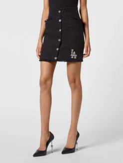 PHILIPP PLEIN Spódnica mini 2977 Czarny Short Fit