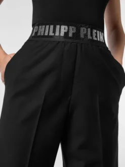 PHILIPP PLEIN Spodnie materiałowe 28019 Czarny Straight Fit