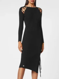 PHILIPP PLEIN Sukienka koktajlowa 2201 Czarny Regular Fit