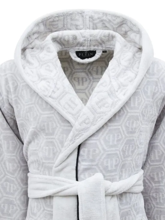 PHILIPP PLEIN Szlafrok 31005 Biały