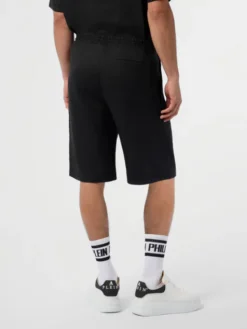 PHILIPP PLEIN Szorty materiałowe 29797 Czarny Regular Fit