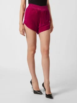 PHILIPP PLEIN Szorty materiałowe 2097 Różowy Short Fit