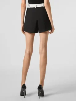 PHILIPP PLEIN Szorty materiałowe 11179 Czarny Slim Fit