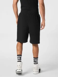 PHILIPP PLEIN Szorty sportowe 31711 Czarny Jogger Fit