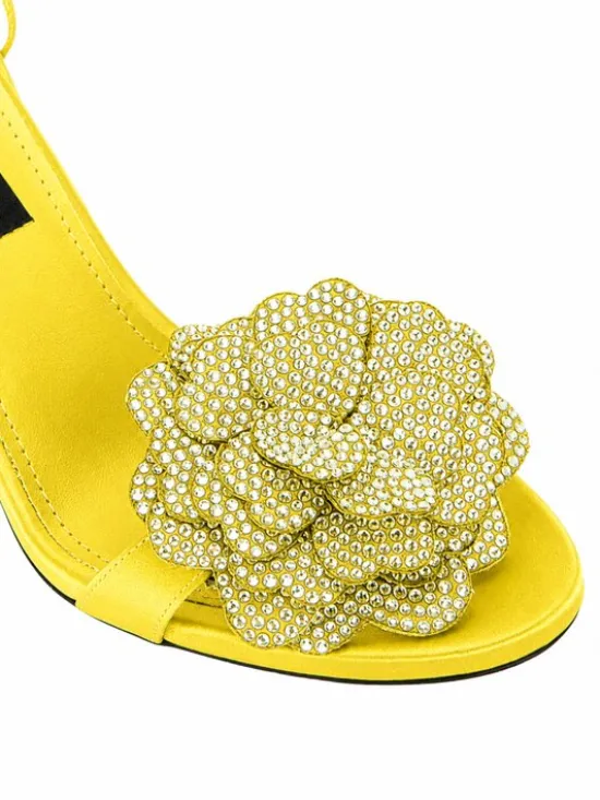 PHILIPP PLEIN Szpilki 30689 Żółty