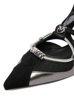 PINKO Baleriny SD0547 P003 Czarny