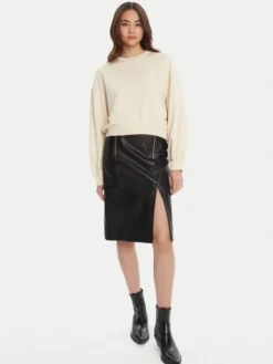 PINKO Bluza Maliardo 105510 A2RB Beżowy Regular Fit