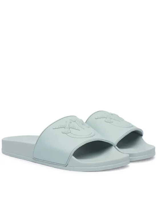 PINKO Klapki SS0093 E027 E72 Niebieski jasny