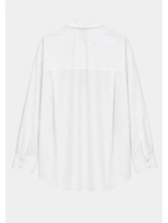 PINKO Koszula Capirai Camicia Biały Loose Fit